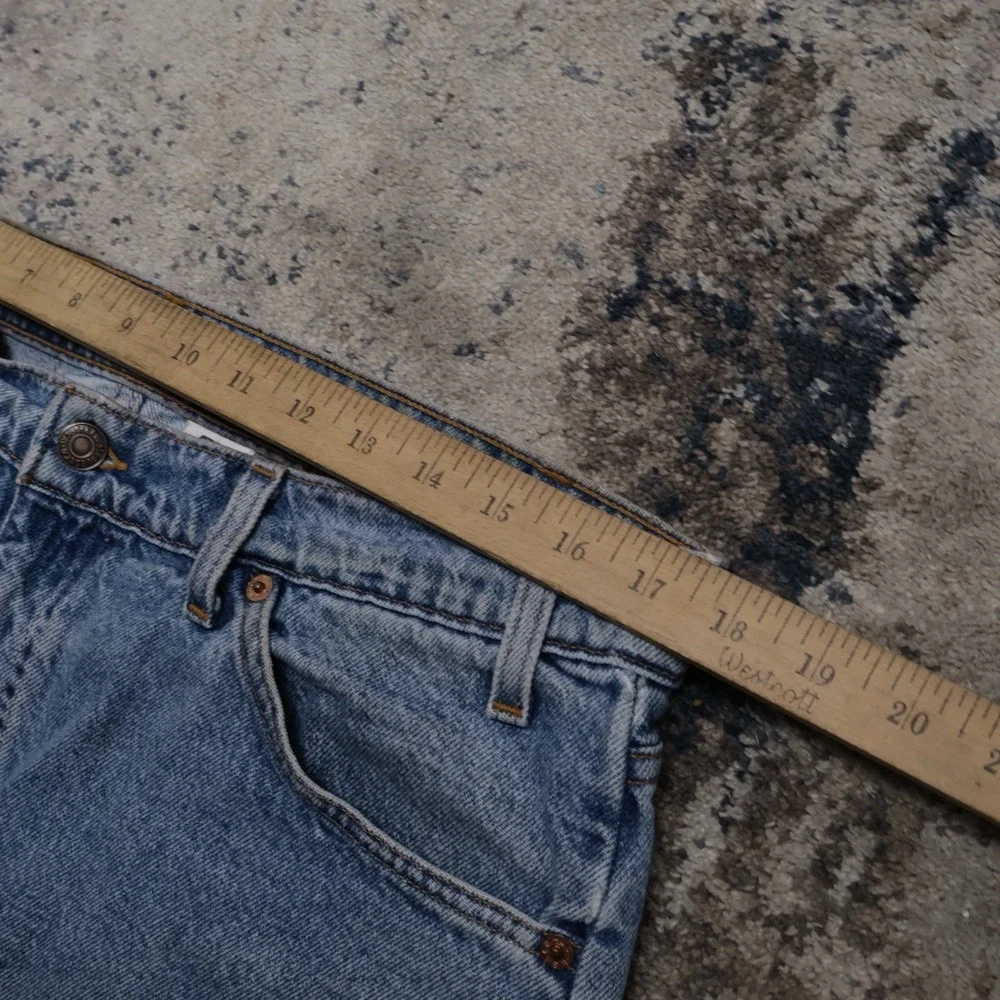 Vintage Levi's 550 Denim Shorts Mens 36 Light Wash Orange Tab Relaxed Fit Baggy